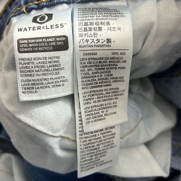 Levi's 511™ Men's Slim Fit Flex Jeans Light Wash 5-Pocket Classic Preppy 36/30 - Picture 9 of 11